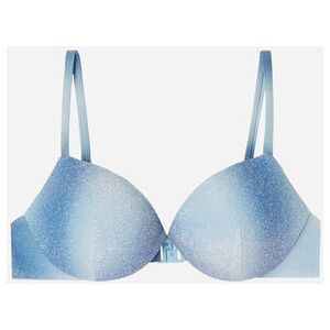 Calzedonia Push-up-Bikinioberteil mit leichter Wattierung Colorful Shades Frau Blau Größe 80B/75C/70D