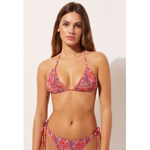 Calzedonia Triangel-Bikinioberteil mit herausnehmbaren Polstern Vibrant Paisley Frau Multifarben Größe 80B/75C/70D