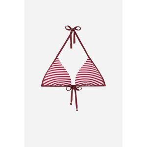 Calzedonia Triangel-Bikinioberteil mit abgestufter Wattierung Nautical Stripes Frau Streifen Größe 80A/75B/70C