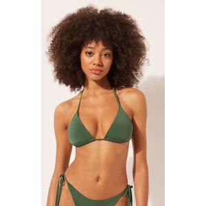 Calzedonia Triangel-Bikinioberteil mit verschiebbaren Cups Indonesia Frau Grun Größe 85B/80C/75D