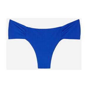 Calzedonia Brazilian-Bikinihose mit Drapierung Indonesia Frau Blau Größe XS