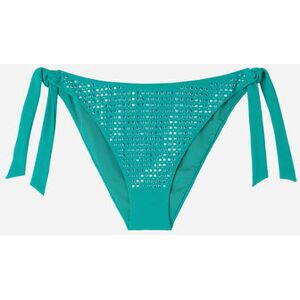 Calzedonia Bikinihose mit Schleifen Luxury Stones Frau Blau Größe L