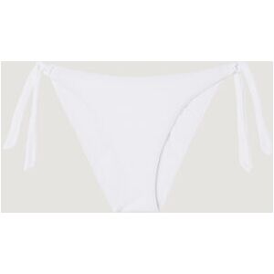 Calzedonia Bikinihose mit Schleifen Classic Piquet Frau Weiß Größe L