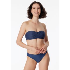 Schiesser Bikini Bandeau-Top variable Träger blau - Aqua Mix & Match M