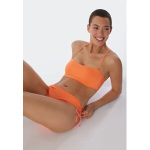 Schiesser Bandeau Bikini-Top gefüttert Softcups variable Träger orange - Mix & Match Reflections XS