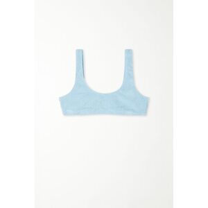 Tezenis Bikini-Bra-Top Wavy Hellblau Frau Hellblau Größe M