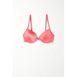 Tezenis Gepolstertes, sommerlich rosafarbenes Push-up-Bikinioberteil Shiny Frau Rosa Größe 75