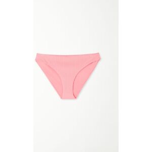 Tezenis Klassischer Bikinislip aus recycelter Mikrofaser mit Rippenmuster Frau Rosa Größe XS