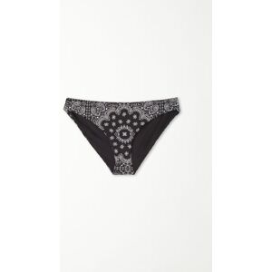 Tezenis Klassischer Bikinislip Black Bandana Frau Schwarz Größe S