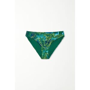 Tezenis Klassischer Bikinislip Emerald Jungle Frau Grün Größe XS