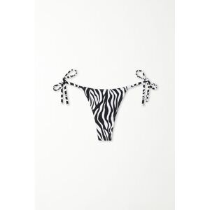 Tezenis Bikini-String mit Seitenband Timeless Zebra Frau Animal-print Größe S