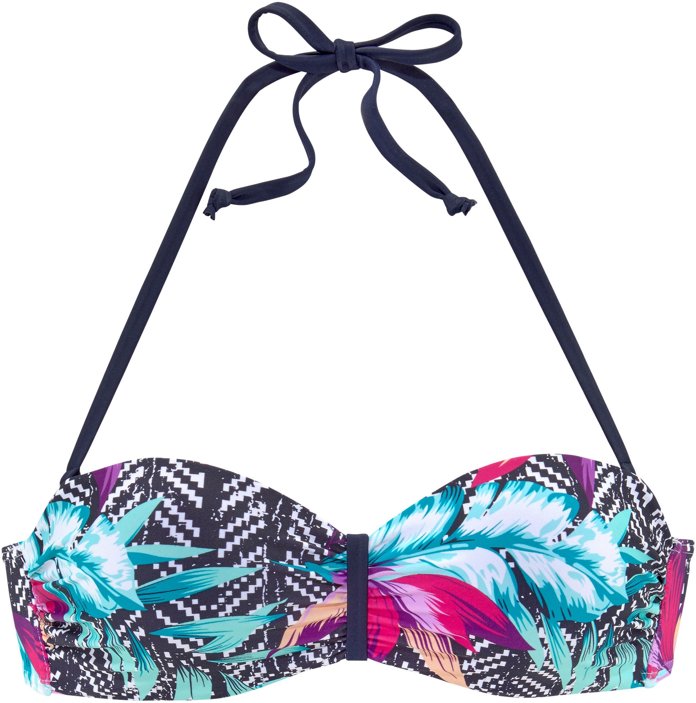 Venice Beach Bandeau-Bikini-Top »Jane« blau  32 34 36 38 40