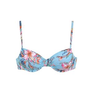 Lascana Bügel-Bikini-Top Damen Hellblau-Bedruckt Gr.38 Cup B