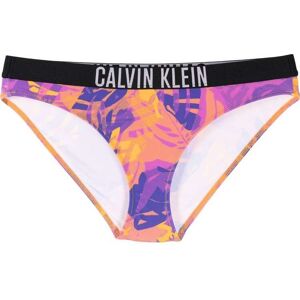 Calvin Klein Bikinihöschen mit Print - Orange M Female