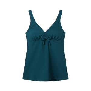 TOM TAILOR Damen Tankini-Top mit Schleifendetail, grün, Uni, Gr. 38