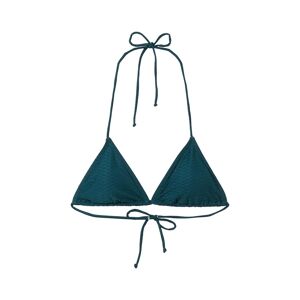 TOM TAILOR Damen Basic Bikini-Top, grün, Uni, Gr. 40