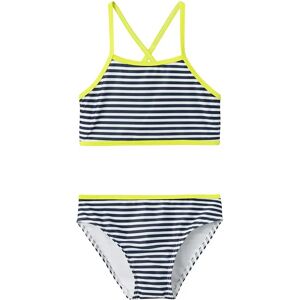 name it - Bikini NKFZIMONE STRIPES in weiß/blau, Gr.134/140