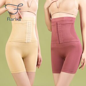 Flarixa Nahtloser Boxer Mit Hoher Taille, Shaperwear, Taillentrainer, Damen-Korsett, Mit Brüsten, Starker, Flacher Bauch, Höschen, Übergröße, Body Shaper