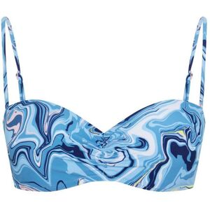 Chiemsee Bandeau Bikini Oberteil Damen Polyamid gemustert, blau