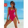 Badeanzug LASCANA Gr. 44 (44), Cup B, rot Damen Badeanzüge Ocean Blue mit Schlankmach- Effekt Bestseller