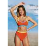 Farbblock Bikini-Set Orange S