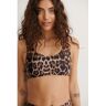 NA-KD Recyceltes Bikini-top-leo für Damen - XS