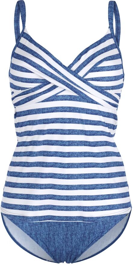 Olympia Tankini Tankini im Jeans-Streifenlook, blau