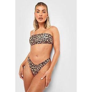 Leopard Hipster Bikini Brief  orange 34 Female
