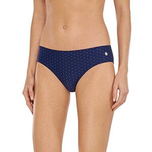 Schiesser Damen Bikini-Slip Panty Bikinihose, Blau (Admiral 801), 40
