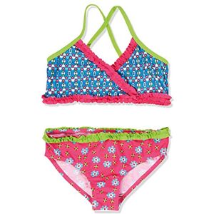 Playshoes Mädchen Zweiteiler Bikini Blumen, UV-Schutz nach Standard 801 und Oeko-Tex Standard 100, Gr. 98 (Herstellergröße: 98/104), Mehrfarbig (original 900)