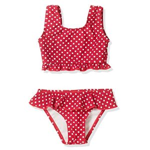 Playshoes Mädchen Uv-schutz Punkte Bikini Set, Rot (8 Rot ), 134-140 EU