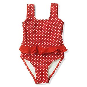 Playshoes Girls' UV Protection Swimsuit, Swimwear, dots