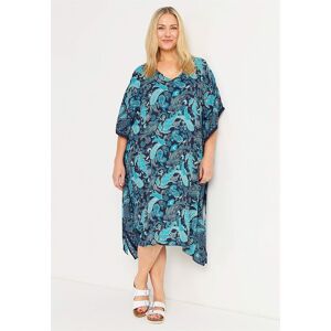 Cellbes of Sweden Strandkaftan med bæltespænde og et paisleymønster Tahiti  Female  Blå/Paisley