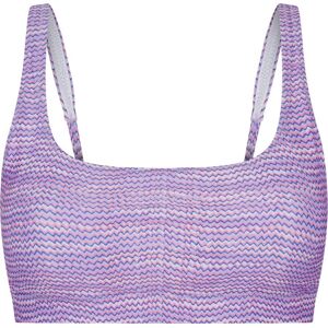 Röhnisch Women's Nife Bikini Top Zigzag Purple XS, Zigzag Purple