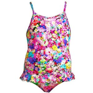 Funkita Badedragt - Uv50+ - Belted Frill One - Piece Garden Part - Funkita - 1 År (80) - Badetøj