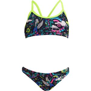 Funkita Bikini - Racerback - Uv50+ - Hippy Dippy - Funkita - 12 År (152) - Bikini