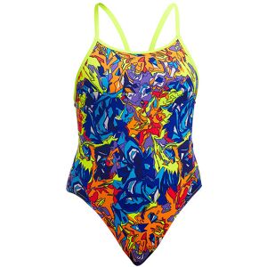 Funkita Badedragt - Diamond Back One Piece - Uv50+ - Mixed Mess - Funkita - 10 År (140) - Badetøj