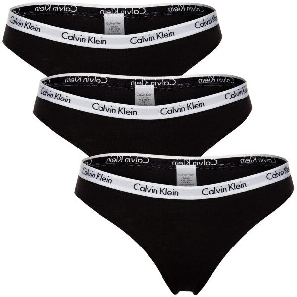 Calvin Klein 3-pak Carousel Bikinis - Black