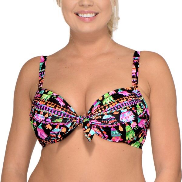 Saltabad Torquay Kerstin Bikini Bra - Black pattern-2 * Kampagne *