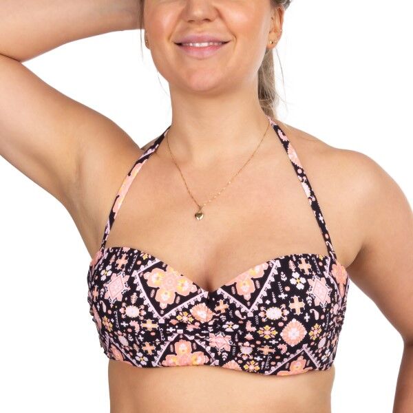 Seafolly Inka Gypsy Bustier Bandeau Bikini Top - Black pattern-2 * Kampagne *