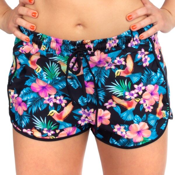 Damella Uma Rainforest Bikini Shorts - Black pattern-2 * Kampagne *