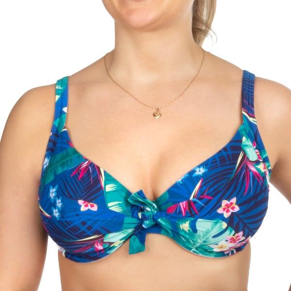 Panos Emporio Escape Electra Bikini Bra - Blue Pattern * Kampagne *