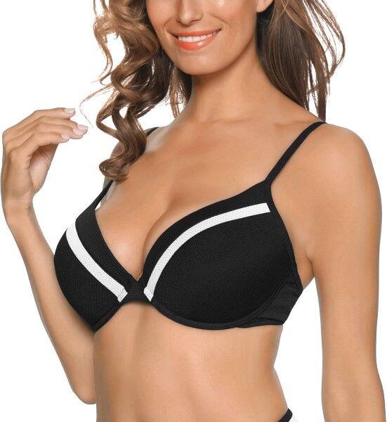 Wiki Porto Cervo Push-Up De Luxe Bikini Top - Black * Kampagne *