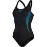 Speedo placement muscleback bañador natación mujer Negro (32)