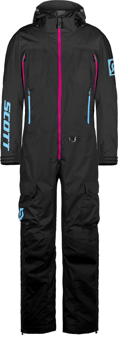 Scott Back-X Dryo 2024 Traje de moto de nieve de una pieza para mujer - Negro (L)