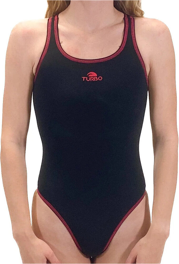 Turbo comfort bañador natación mujer Negro (XXL)