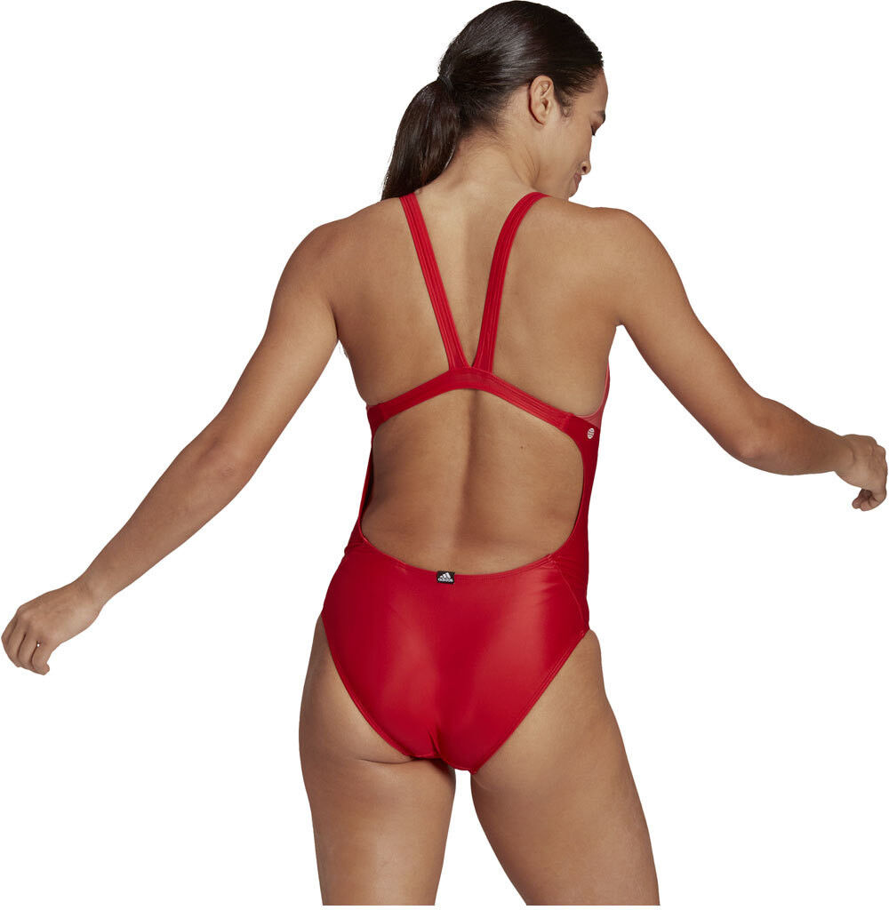 Adidas logo graphic bañador natación mujer Rojo (40)