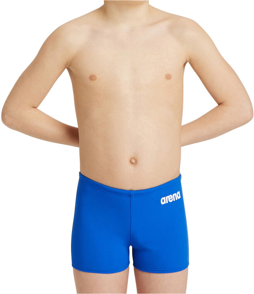 Arena team swim short solid bañador natación niño Azul (12-3)