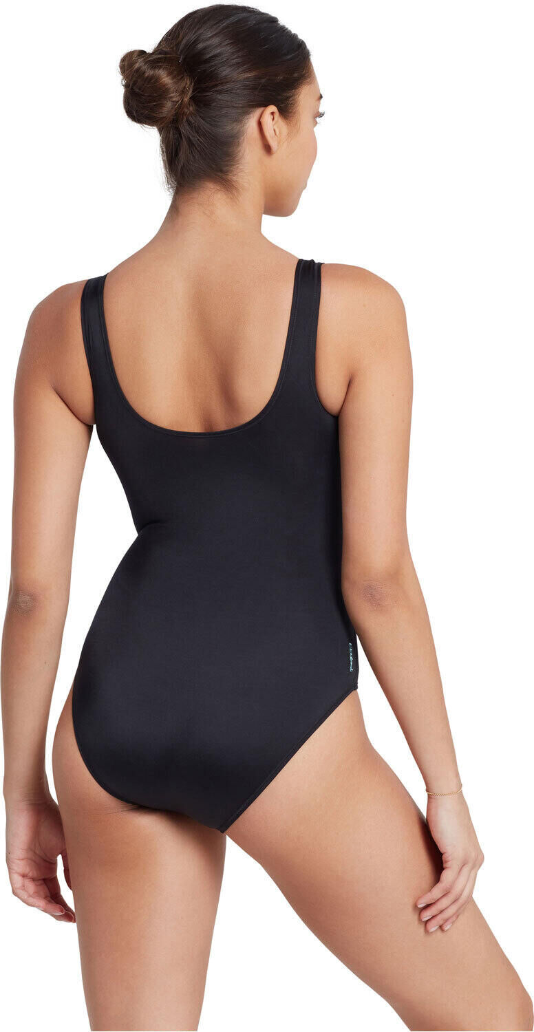 Zoggs scoopback bañador natación mujer Negro (XS)