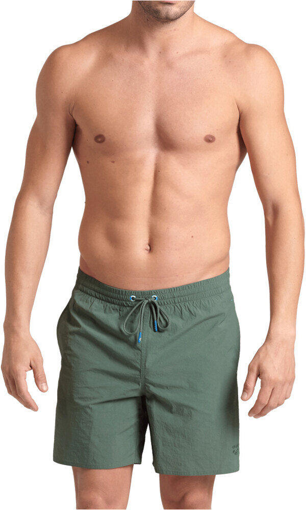 Arena solid bañador natación hombre Verde (XL)